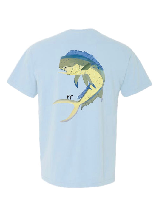 Carolina Blue Dirty Dolphin Shirt